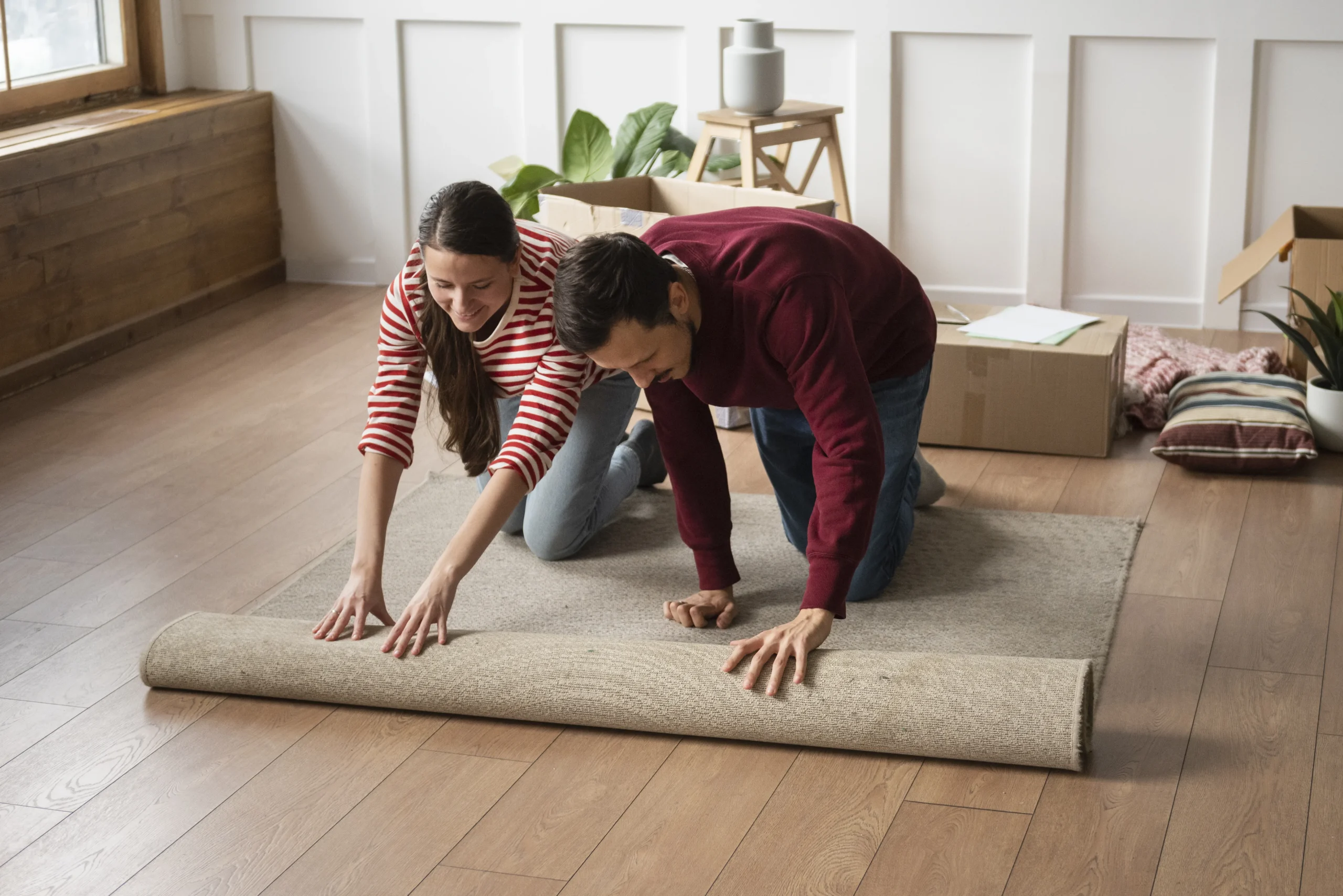 Beautiful flooring room scene